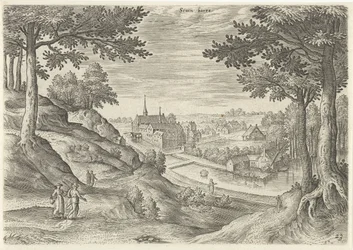 Vue du monastère de Zevenborren