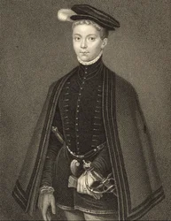 Portrait de Henry Stewart (1545-67), Lord Darnley, tiré de «Lodge