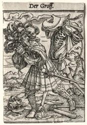 La danse de la mort : Le comte, vers 1526