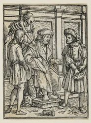 Le juge de la Danse macabre (Lyon), 1538