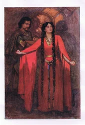 Oh ! jamais le soleil ne verra ce lendemain (Macbeth), des Œuvres complètes de Shakespeare publiées par George Harrap & Co Ltd, années 1920