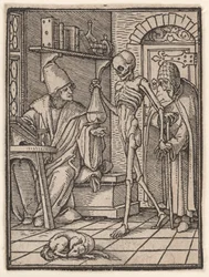 Le docteur (ou médecin), de « La Danse de la mort »