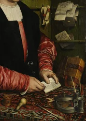 Le Marchand Georg Gisze (détail), 1532