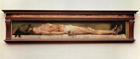 Le Christ mort (peinture sur toile)