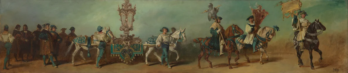 Projet pour le cortège festif de 1879 - Les ferblantiers