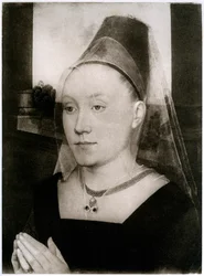 Barbara Van Vlaenderbergh, épouse de Guillaume Moreel, vers 1480