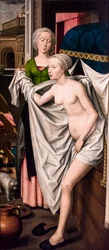 Bethsabée au bain, vers 1485 (Tempera et huile sur bois (chêne))