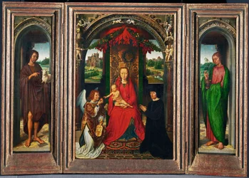 Johannesaltaerchen, petit autel pour les saints Jean-Baptiste et Jean Evangéliste (peinture sur bois d