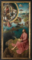Panneau droit du Triptyque de Saint Jean-Baptiste et Saint Jean l