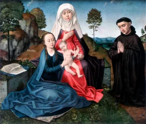 Sainte Anne, la Vierge et l