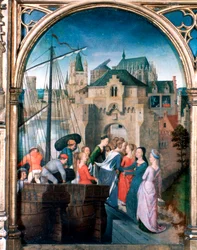 Sanctuaire de Sainte Ursule, Arrivée à Cologne, 1489