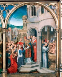 Reliquaire de Sainte Ursule, Arrivée à Rome, 1489