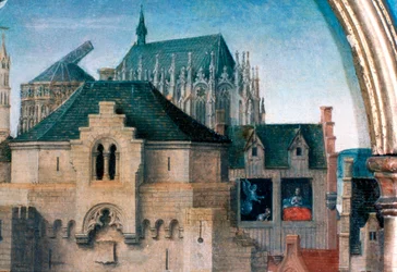 Reliquaire de Sainte Ursule, Départ de Cologne (détail)
