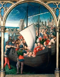 Reliquaire de Sainte Ursule, Martyre, 1489