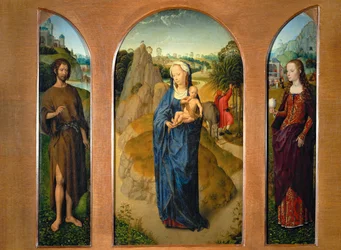Triptyque avec la Vierge à l