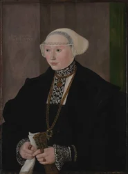 Portrait de Maria Kitscher, Frau von Freyberg, 1545