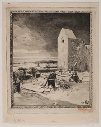 Haut sur une branche. VI. Le cimetière