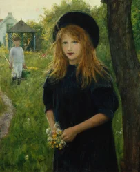 portrait de fille (peinture)