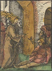 Christ guérissant les possédés, de Das Plenarium