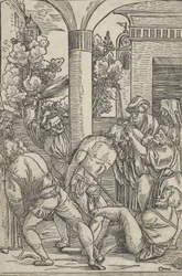 La Flagellation, de La Vie du Christ, vers 1511-12