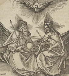 La Sainte Trinité, de Hymmelwagen auff dem, wer wol lebt..., 1517