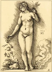 Cérès, répandant des fruits