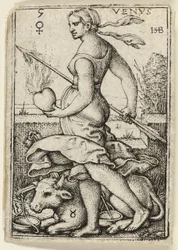 Vénus, planche 5 du livre Les sept planètes et les zodiaques