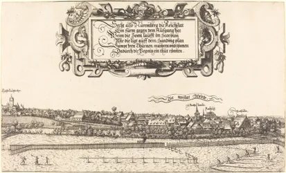 Vue de Nuremberg depuis l