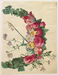 Guirlande de fleurs de l