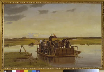 Un ferry sur la Gudenå