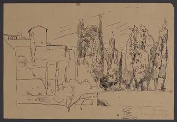 Environs du monastère de Saint François à Florence