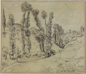 Vallée près de Sienne