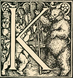 K - Un alphabet par Hans Weiditz