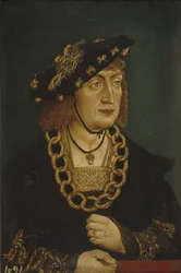 Portrait de Frédéric III 1415-1493, Empereur du Saint-Empire romain germanique, fin du XVe siècle