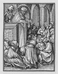 La Danse Macabre de Holbein : Le Prédicateur