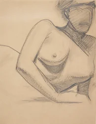 Modèle féminin allongé