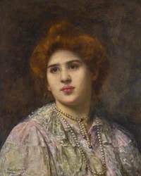 Portrait de la chanteuse d
