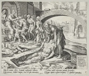 Heureux les miséricordieux. Tobit enterrant les morts, habillant les nus et nourrissant les affamés