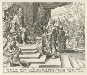 Devant le juge, un homme jure par Dieu
