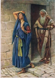 La femme de Jéroboam, illustration de 