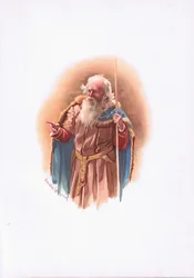 Polonius, illustration de Hamlet