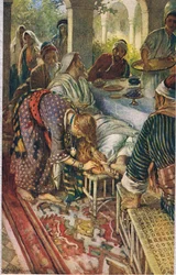 La femme avec la boîte de pommade, illustration de 