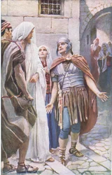 Le centurion, illustration de Harold Copping Pictures: The Crown Series, vers 1920