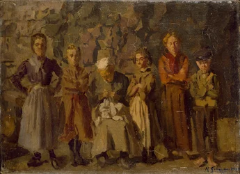 Habitants des grottes, Dieppe, 1907