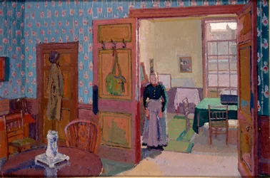 Intérieur avec Mme Mounter, 1916-1917