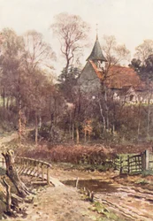 Église de Pyrford, près de Woking