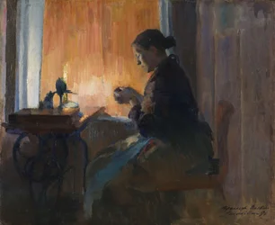 À la lumière de la lampe