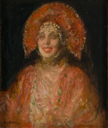 Madame Plevitzskaia, vers 1927 (huile sur toile)