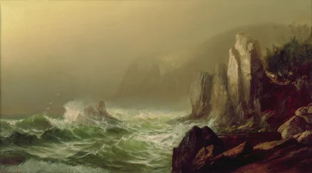 Île de Grand Manan (huile sur toile)