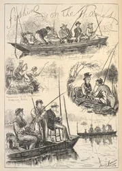 Pêche sur la Tamise, première page de 